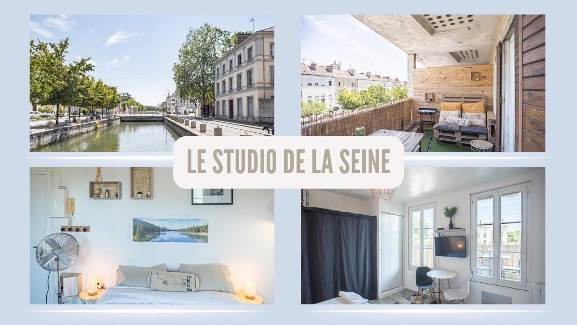 トロワStudio De La Seine - Balcon - Hypercentre - Parking Inclusアパートメント エクステリア 写真